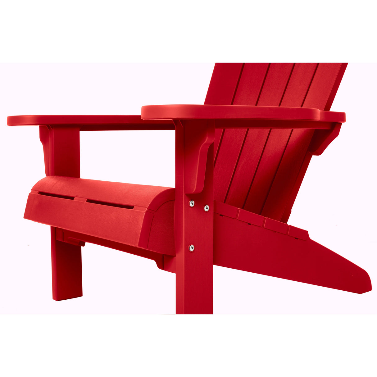 Keter Teton Adirondack Resin Outdoor Weather Resistant Lounge Furniture Chair
