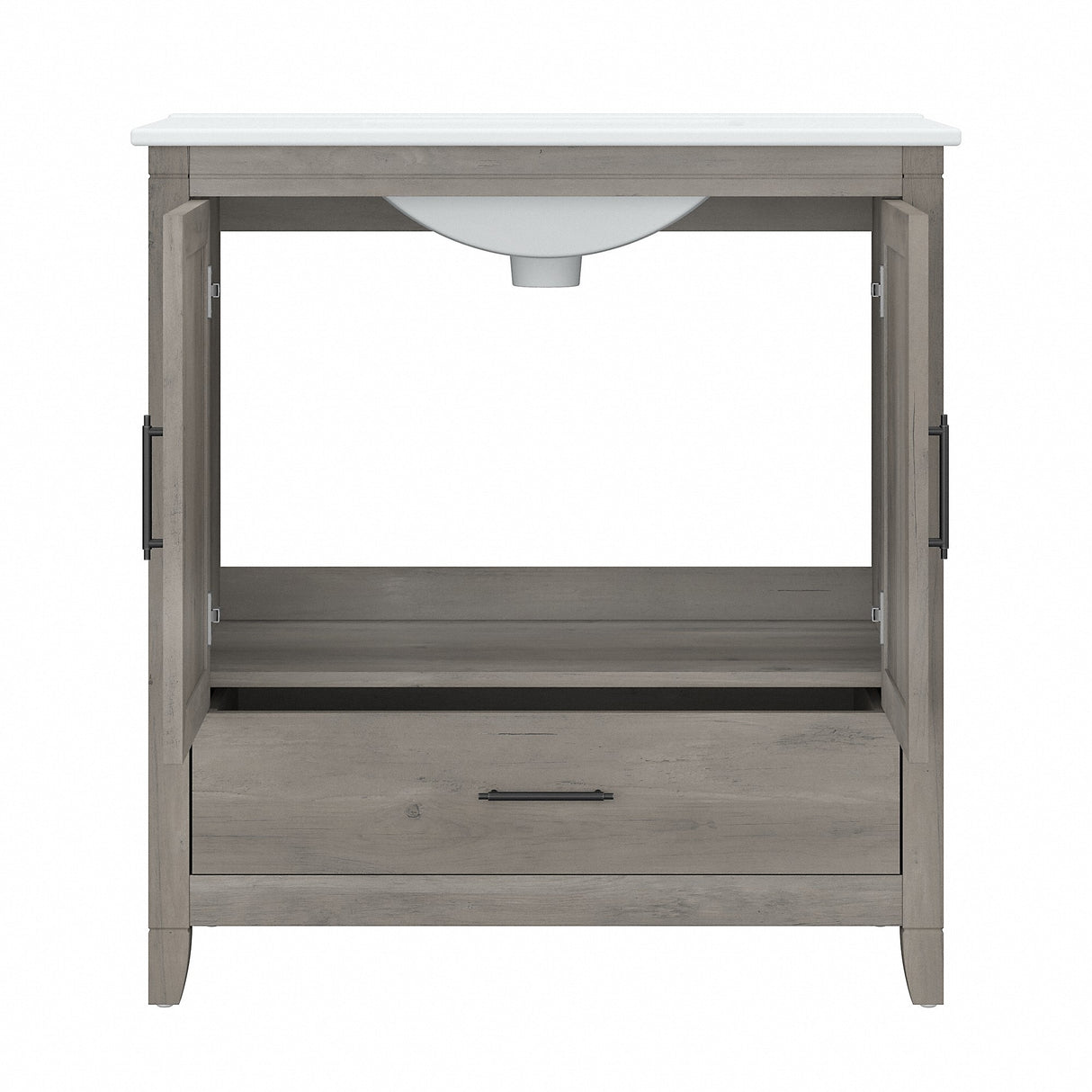 Key West 32W Bathroom Vanity with Sink by Bush Furniture