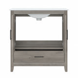 Key West 32W Bathroom Vanity with Sink by Bush Furniture