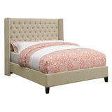 Kezia Beige 5-piece Tufted Upholstered Bedroom Set