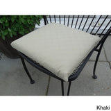 EDIE Sonic Double Diamond Indoor/ Outdoor Chair Pad (Pack of 2)