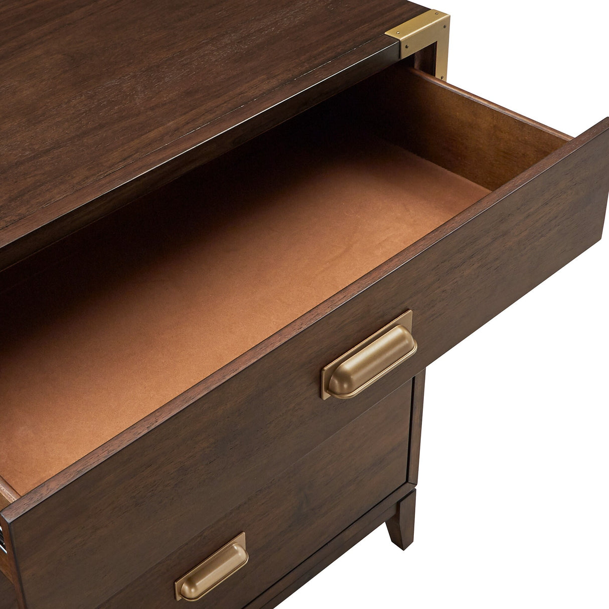 Khourush 64" Wide 6 - Drawer Campaign Dresser by iNSPIRE Q Modern