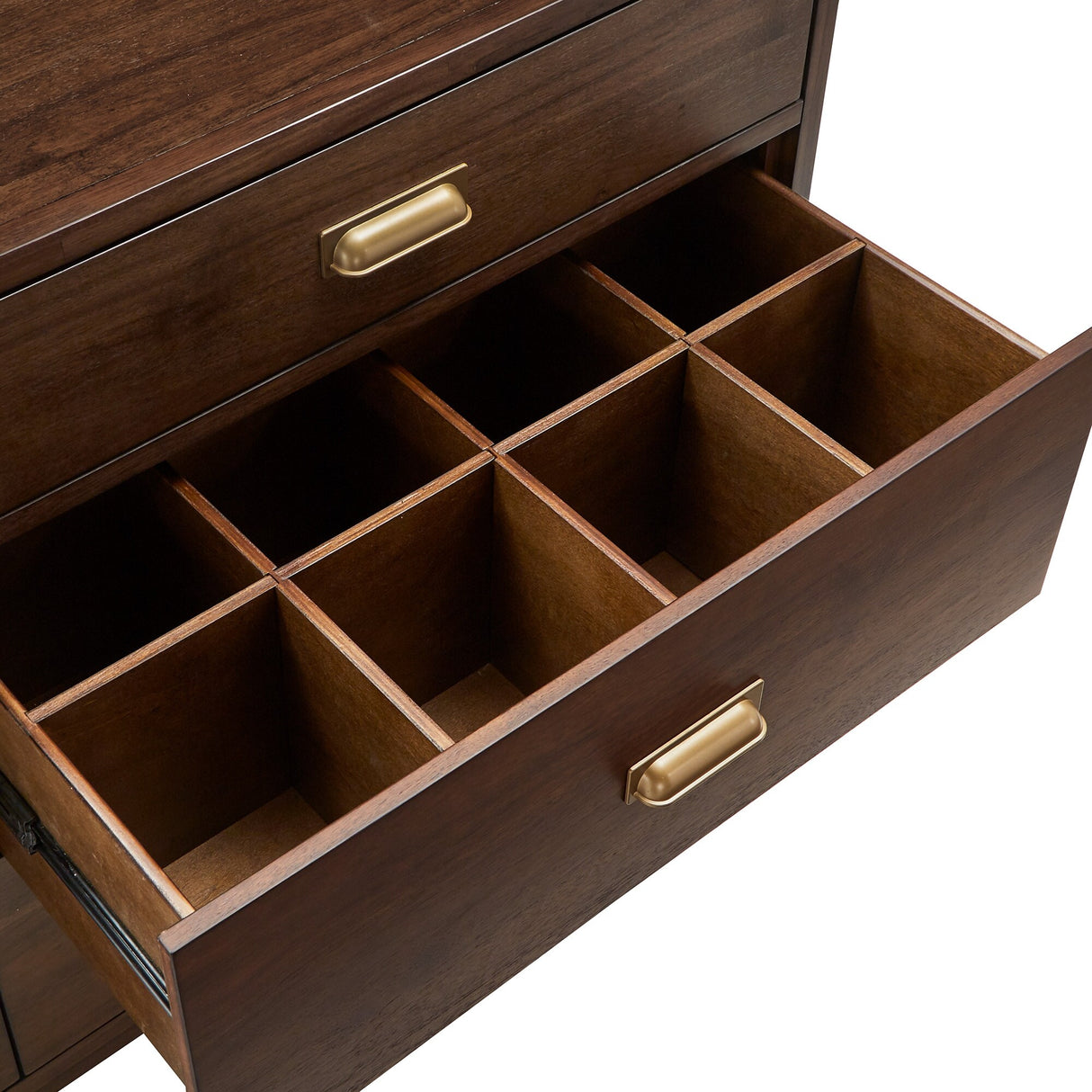 Khourush 64" Wide 6 - Drawer Campaign Dresser by iNSPIRE Q Modern