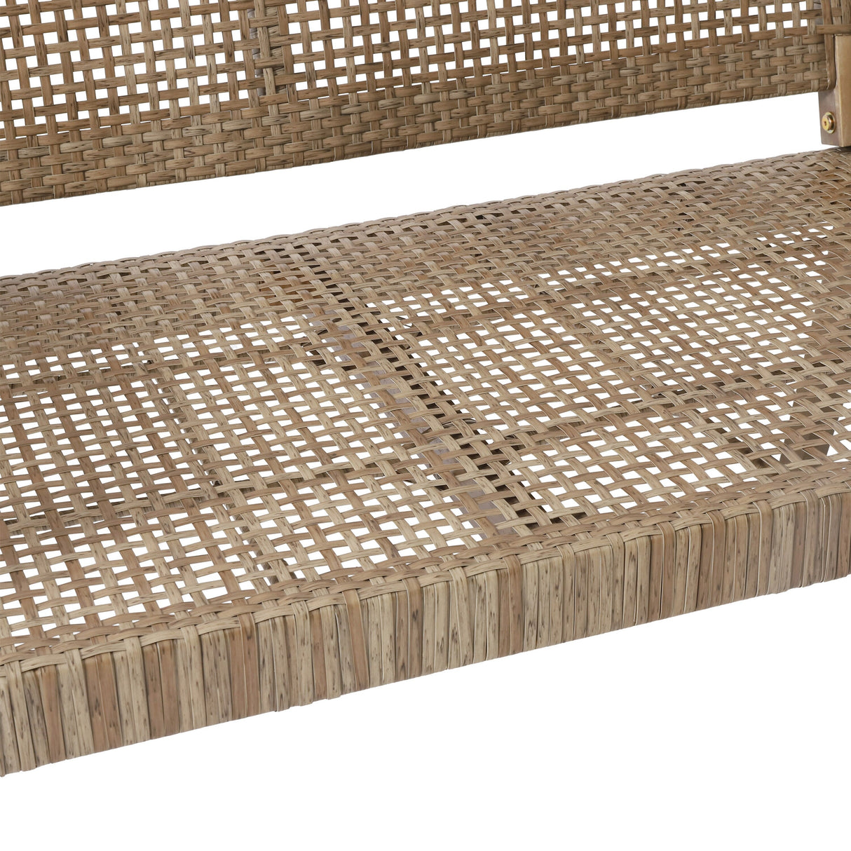 Kiara Wicker and Acacia Wood Outdoor 4 Seater Chat Set by Christopher Knight Home
