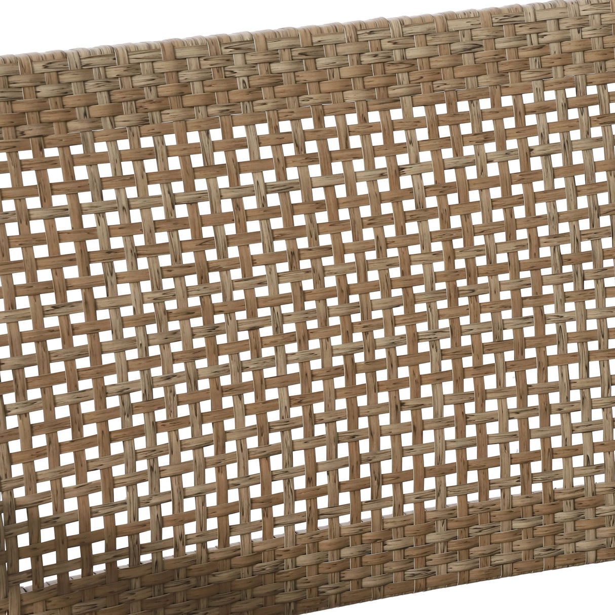 Kiara Wicker and Acacia Wood Outdoor 4 Seater Chat Set by Christopher Knight Home
