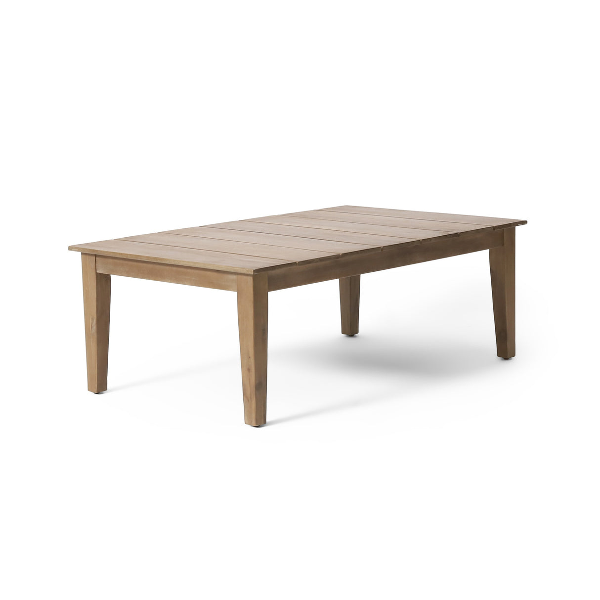 Kiara Wicker and Acacia Wood Outdoor 4 Seater Chat Set by Christopher Knight Home