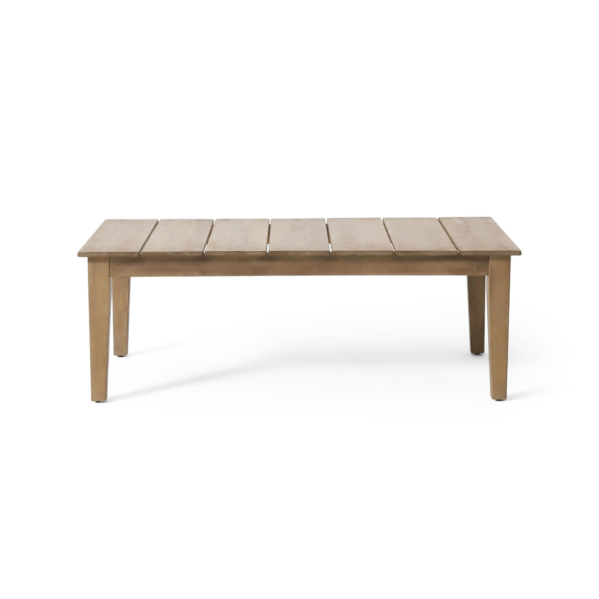 Kiara Wicker and Acacia Wood Outdoor 4 Seater Chat Set by Christopher Knight Home