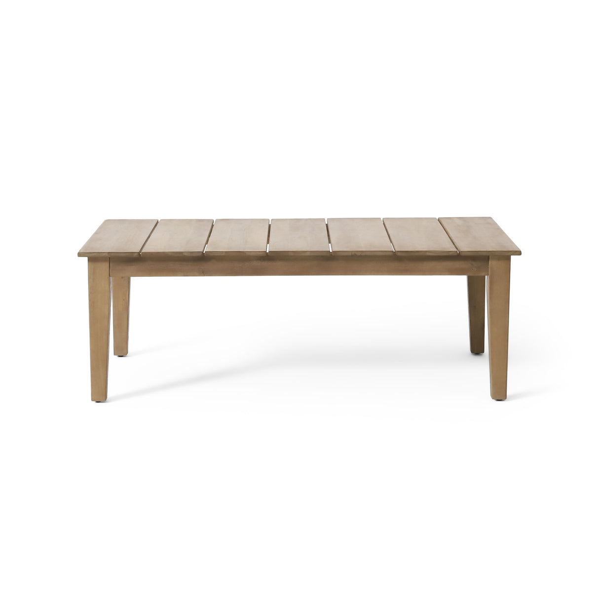 Kiara Wicker and Acacia Wood Outdoor 4 Seater Chat Set by Christopher Knight Home