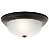 Kichler 2 Light 13" Wide Flush Mount Bowl Ceiling Fixture