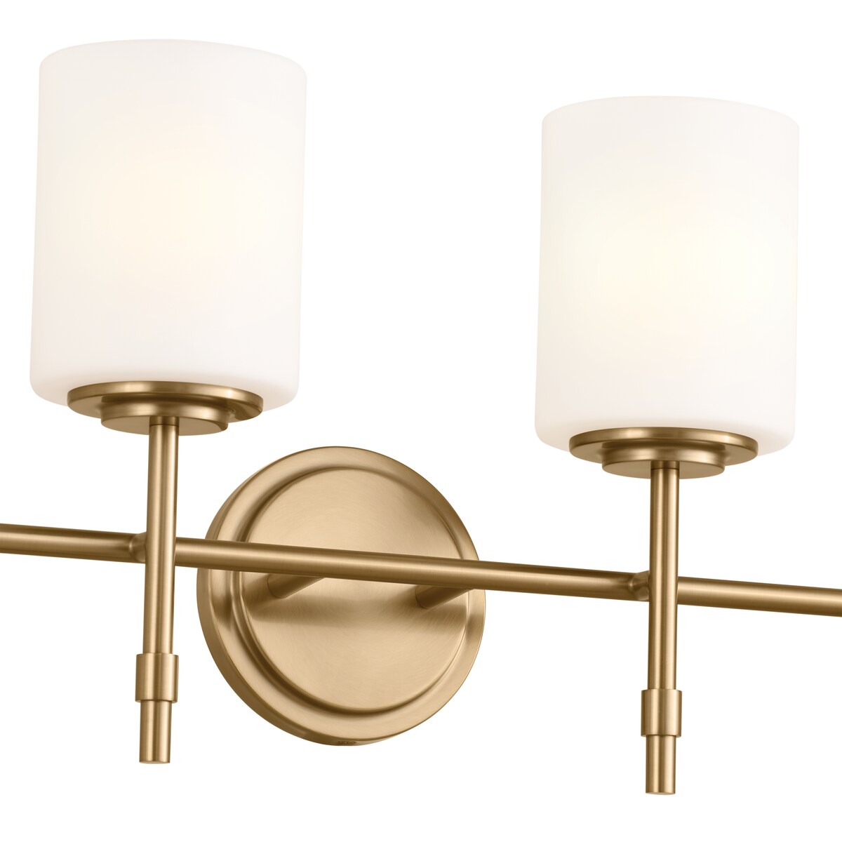 Kichler Lighting Ali 32.5 in. 4-Light Brushed Natural Brass Vanity Light