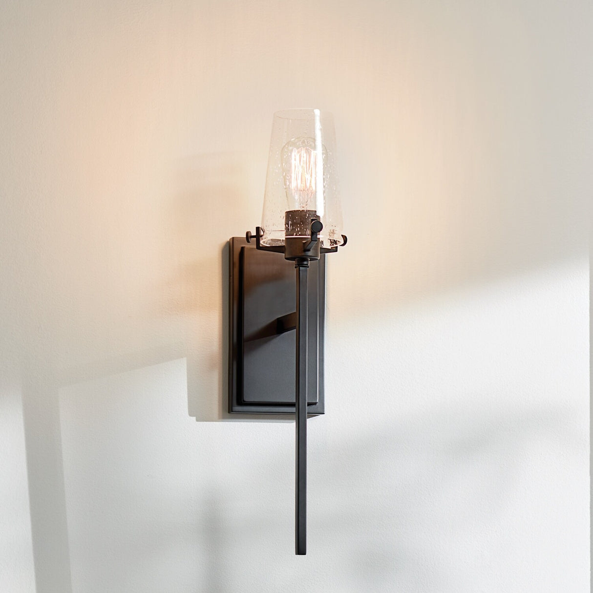 Kichler Lighting Alton 1-Light Wall Sconce Black