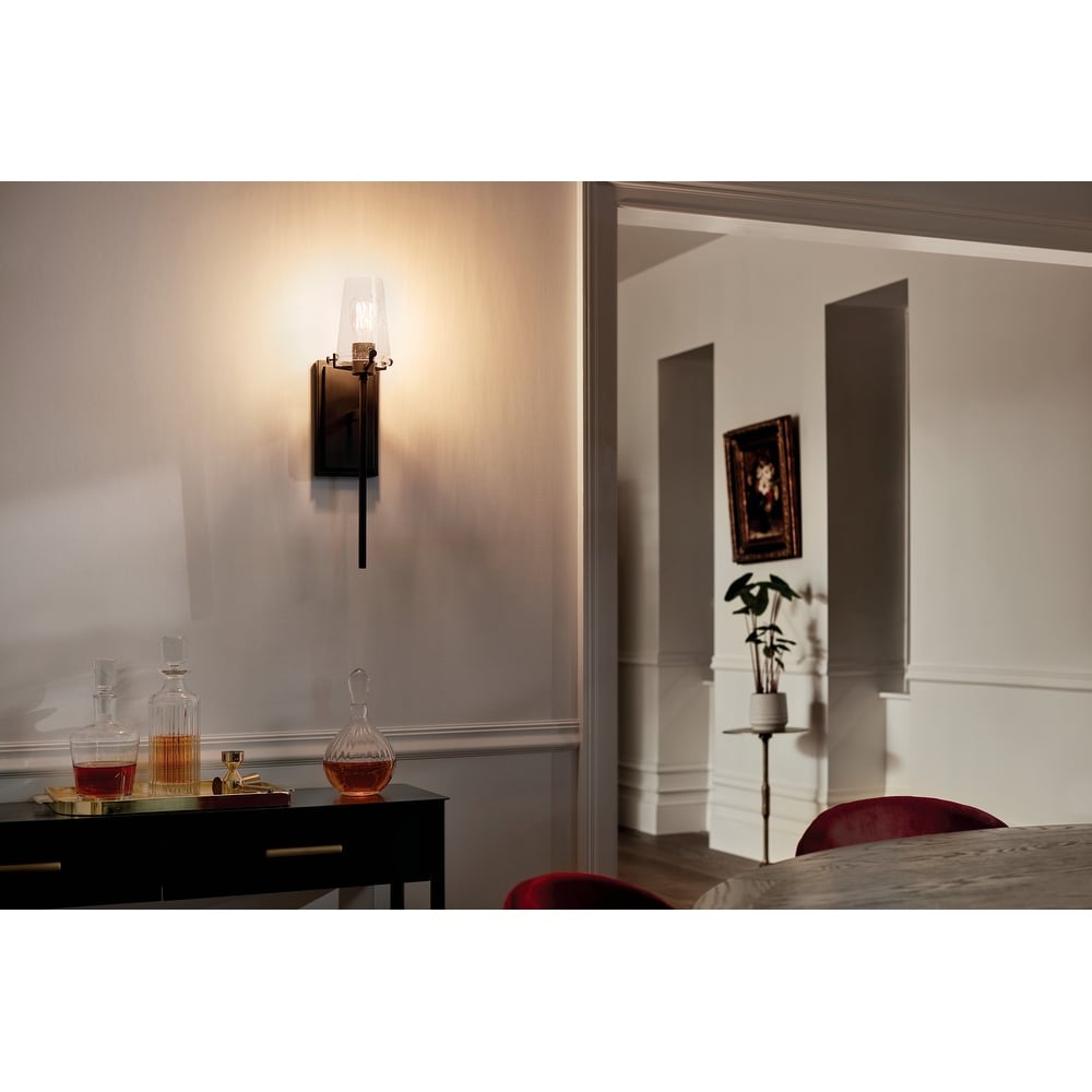 Kichler Lighting Alton 1-Light Wall Sconce Black