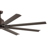 Kichler Lighting Breda 84 inch Outdoor Ceiling Fan with Remote