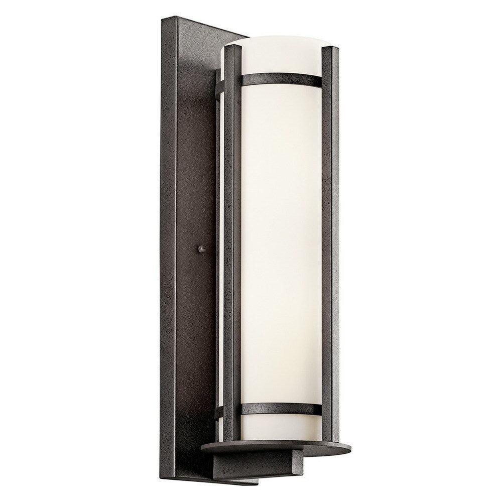 Kichler Lighting Camden Collection 2-light Anvil Iron Fluorescent Outdoor Wall Sconce