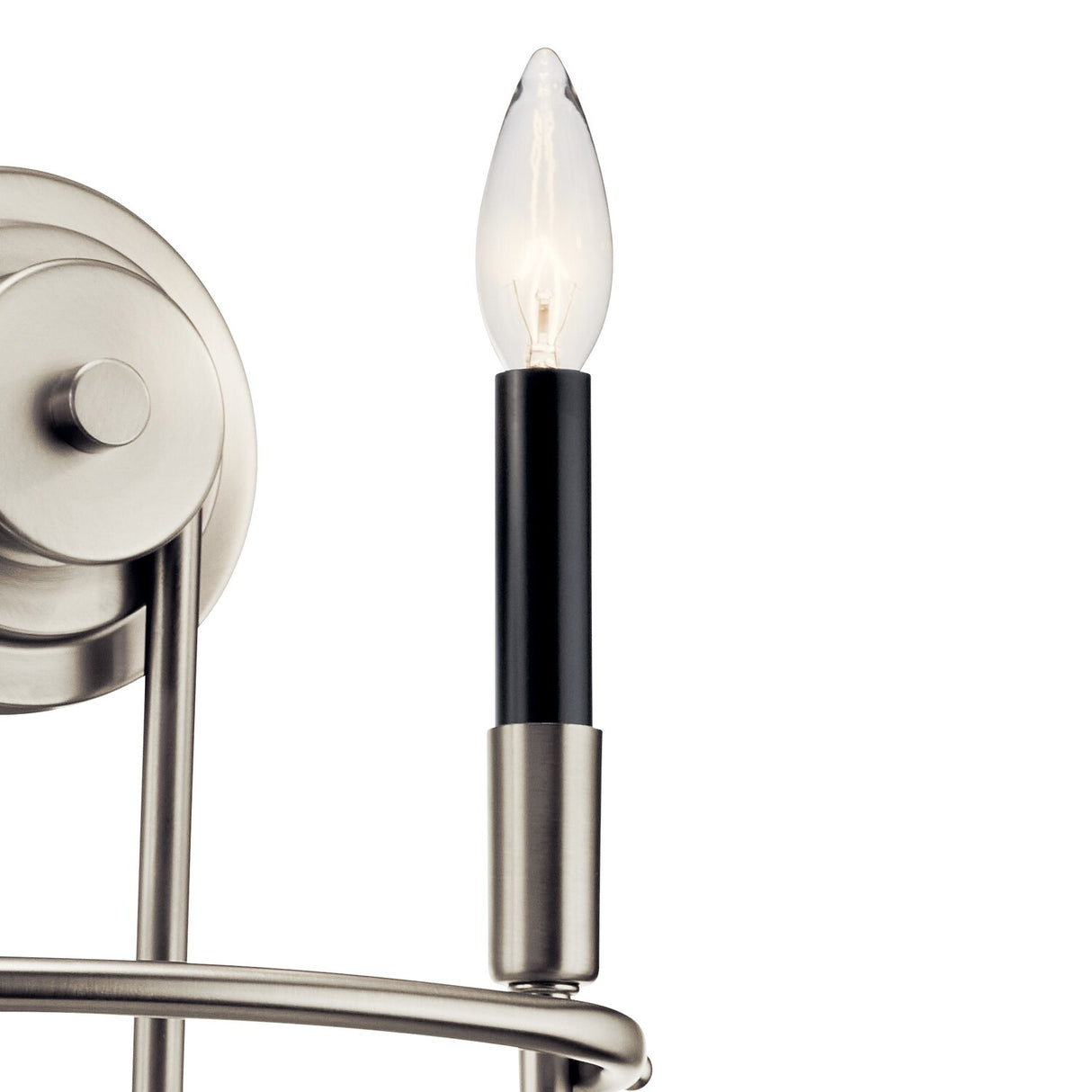Kichler Lighting Capitol Hill 2-Light Wall Sconce Brushed Nickel