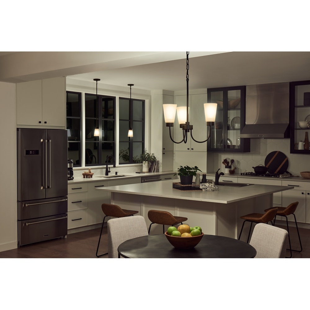 Kichler Lighting Erma 18 in. 3-Light Traditional Dining Room Chandelier