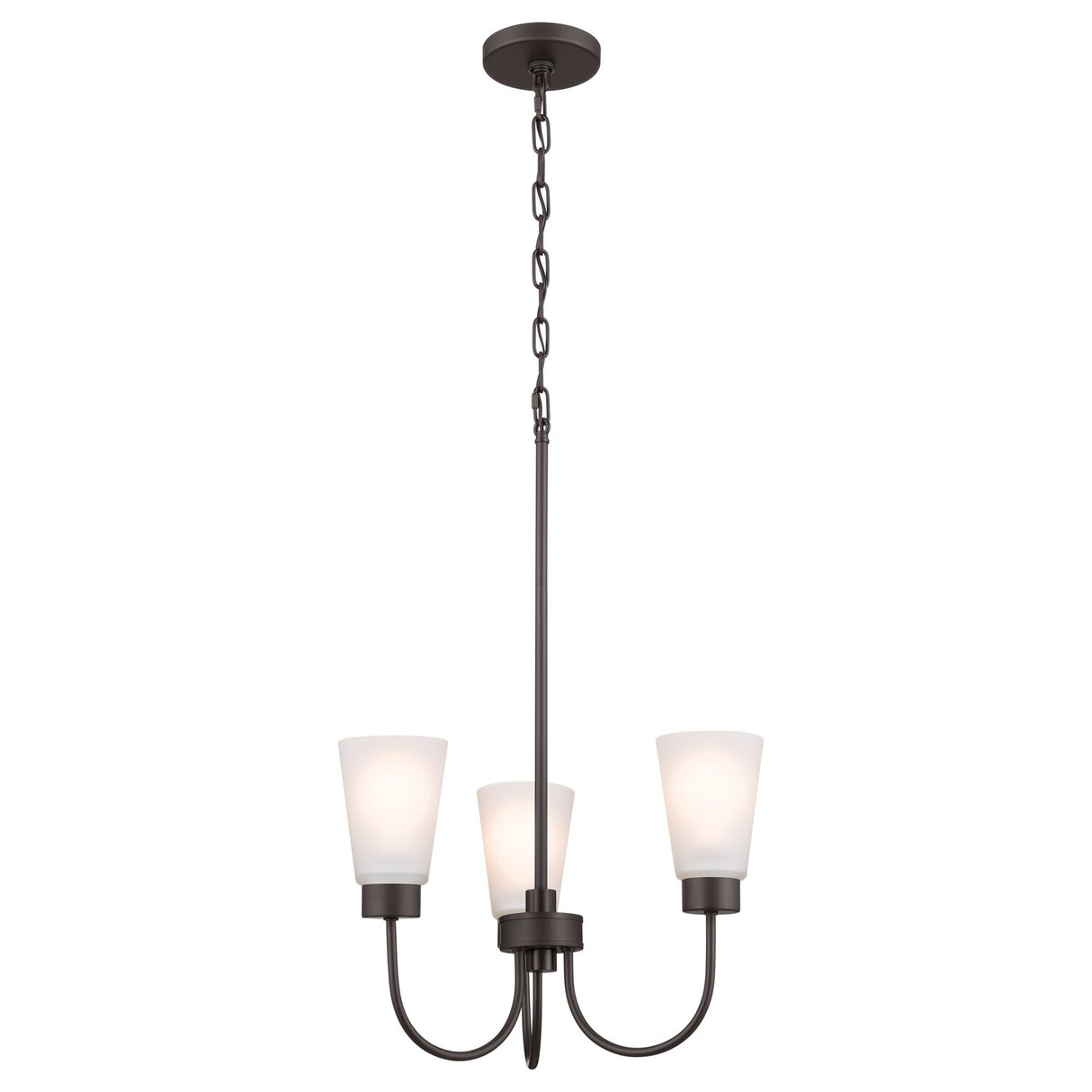 Kichler Lighting Erma 18 in. 3-Light Traditional Dining Room Chandelier