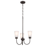 Kichler Lighting Erma 18 in. 3-Light Traditional Dining Room Chandelier