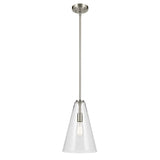 Kichler Lighting Everly 1-Light Cone Pendant Light with Clear Glass