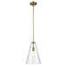 Kichler Lighting Everly 1-Light Cone Pendant Light with Clear Glass