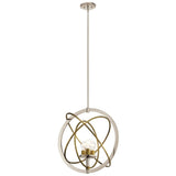 Kichler Lighting Ibis Collection 3-light Polished Nickel Pendant