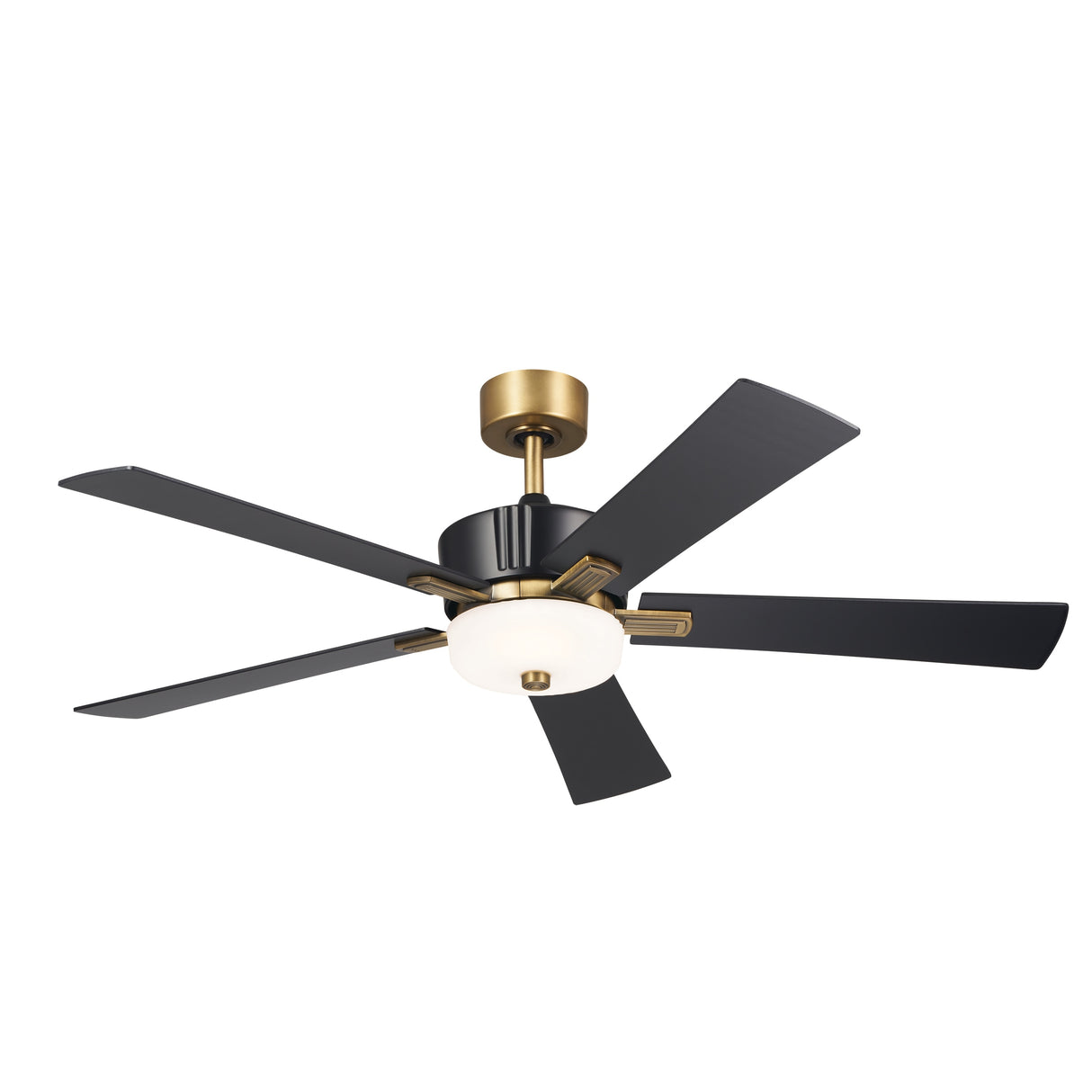 Kichler Lighting Icon 56 inch Integrated LED Indoor Satin Black Ceiling Fan