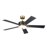 Kichler Lighting Icon 56 inch Integrated LED Indoor Satin Black Ceiling Fan