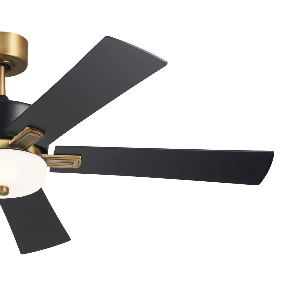 Kichler Lighting Icon 56 inch Integrated LED Indoor Satin Black Ceiling Fan