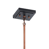 Kichler Lighting Kitner 7-in 1-Light Pendant Antique Copper