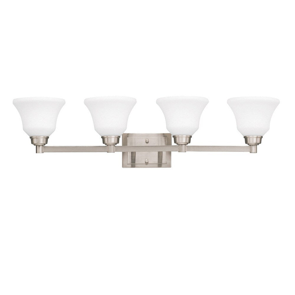 Kichler Lighting Langford Collection 4-light Brushed Nickel Bath/Vanity Light