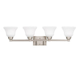 Kichler Lighting Langford Collection 4-light Brushed Nickel Bath/Vanity Light