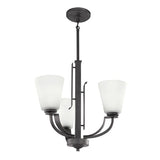 Kichler Lighting Lodge Collection 3-light Anvil Iron Chandelier