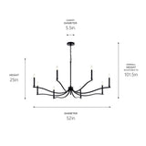 Kichler Lighting Malene Candle Chandelier