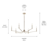 Kichler Lighting Malene Candle Chandelier