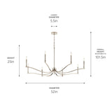 Kichler Lighting Malene Candle Chandelier