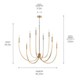Kichler Lighting Malene Candle Chandelier