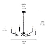 Kichler Lighting Malene Candle Chandelier