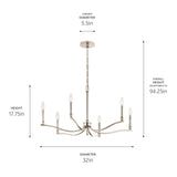 Kichler Lighting Malene Candle Chandelier