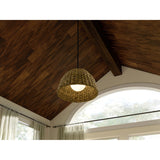 Kichler Lighting Raffiana 1-Light Black Mini Pendant Light - 14