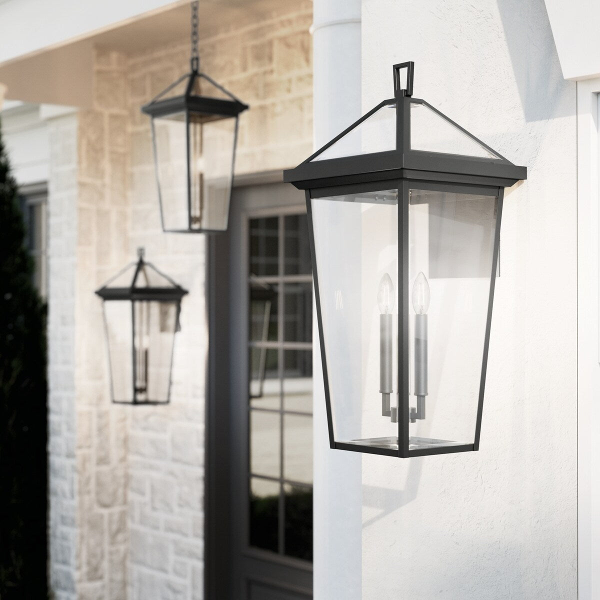 Kichler Lighting Regence 26 in. 2-Light Olde Bronze Outdoor Wall Sconce