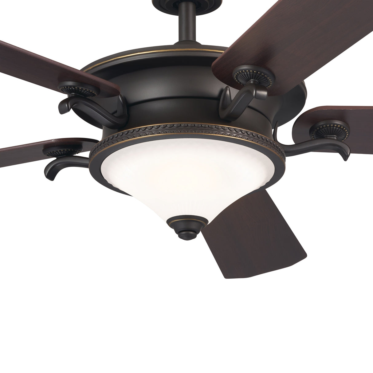 Kichler Lighting Rise 60 inch Integrated LED Indoor Olde Bronze Ceiling Fan