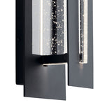 Kichler Lighting River Path Collection 1-light Textured Black Outdoor LED Wall Sconce