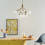 Kichler Lighting Silvarious Crackle Glass Convertible Chandelier
