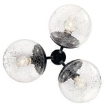 Kichler Lighting Silvarious Crackle Glass Convertible Chandelier