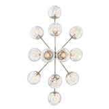 Kichler Lighting Silvarious Crackle Glass Convertible Chandelier