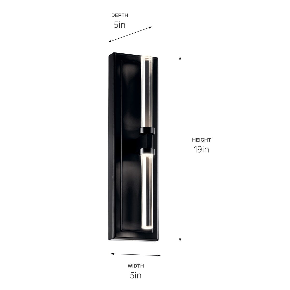 Kichler Lighting Sycara 2-Light Integrated LED Wall Sconce