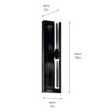Kichler Lighting Sycara 2-Light Integrated LED Wall Sconce
