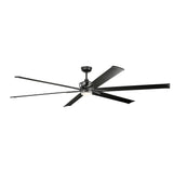 Kichler Lighting Szeplo Patio Collection 96-inch Satin Black LED Ceiling Fan
