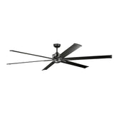 Kichler Lighting Szeplo Patio Collection 96-inch Satin Black LED Ceiling Fan