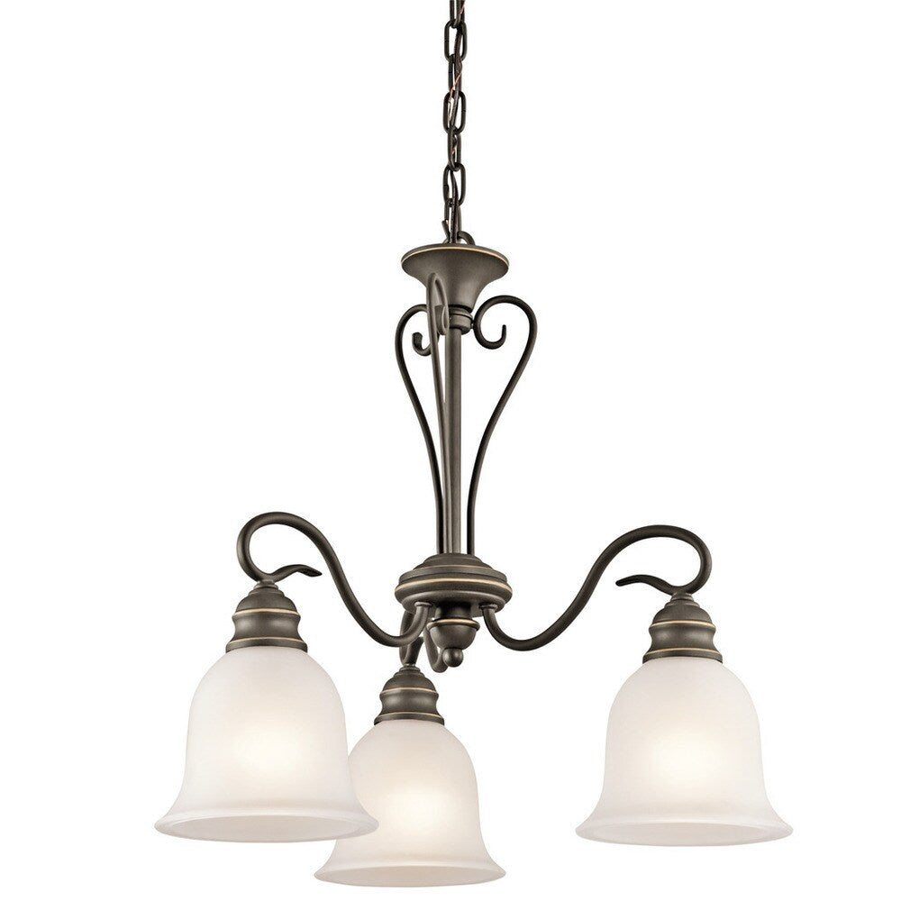 Kichler Lighting Tanglewood Collection 3-light Olde Bronze LED Chandelier